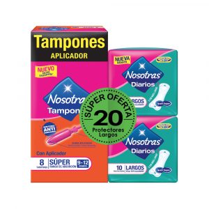 TAMPON NOSOTR.APLI.SUP.8UN+2PRO.LAR.S.OF